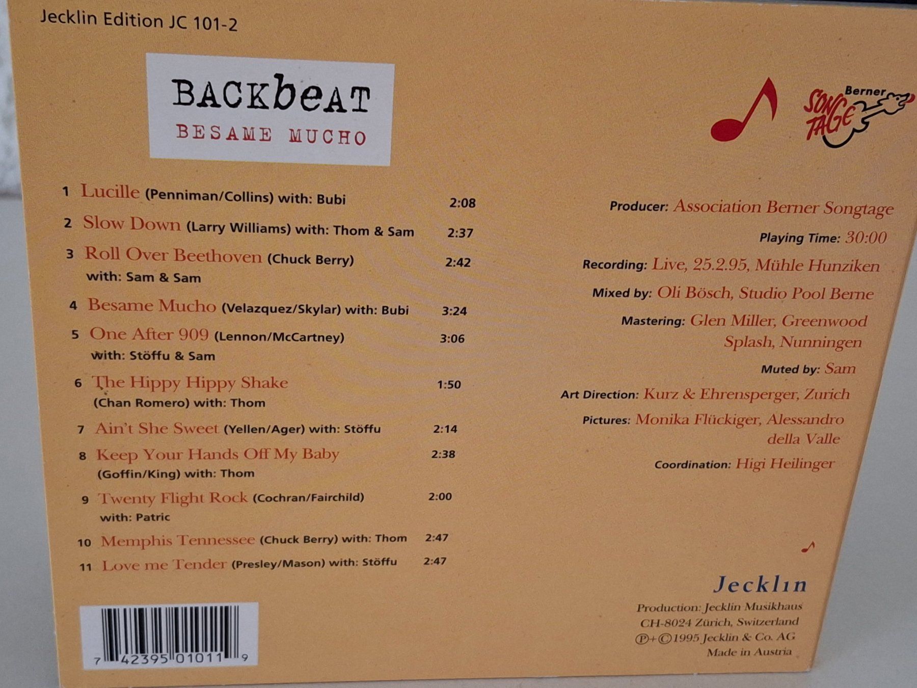 CDs: CD BACKBEAT -  BESAME MUCHO  Rock n Roll – Gebraucht aus Aarberg von Jackup1 1