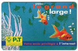 Telefonkarte Luxemburg TP-09, Goldfische