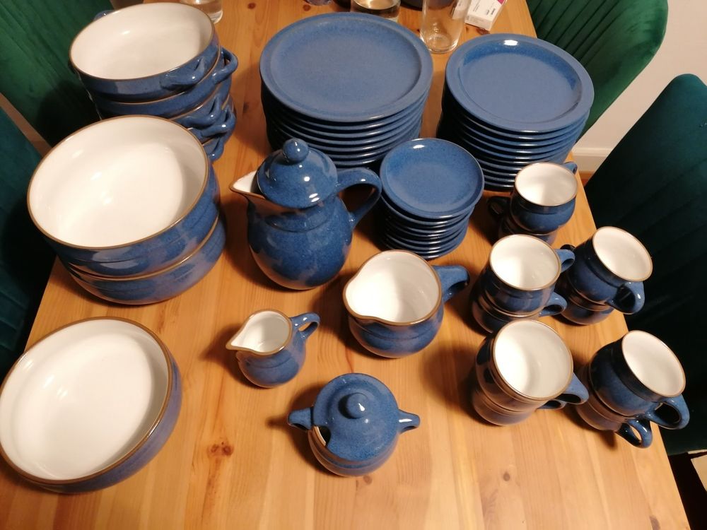 Wunderschãne Friesland Geschirr Blau Bild