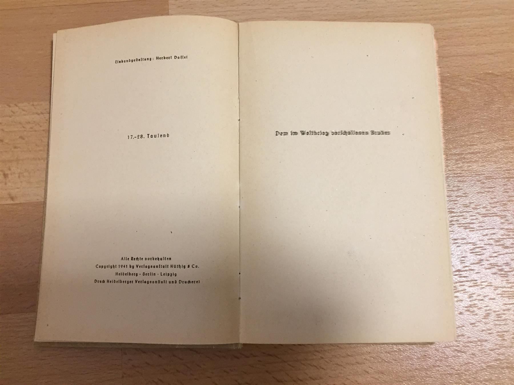 Libri: H.Frentz «Der Adjutant» 1941 – Usato da Cormagens venduto da Bonsai111 3