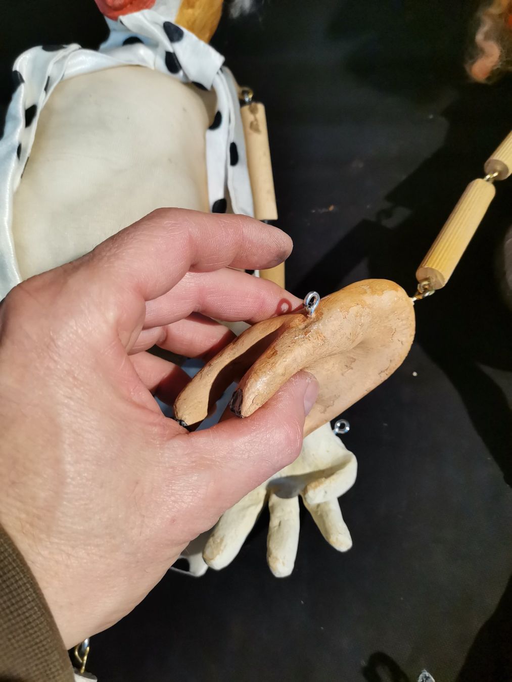 Bambole: Marionette, grosse Marionette, Spielzeug, – Usato da Wiedlisbach venduto da materialkreislauf 3