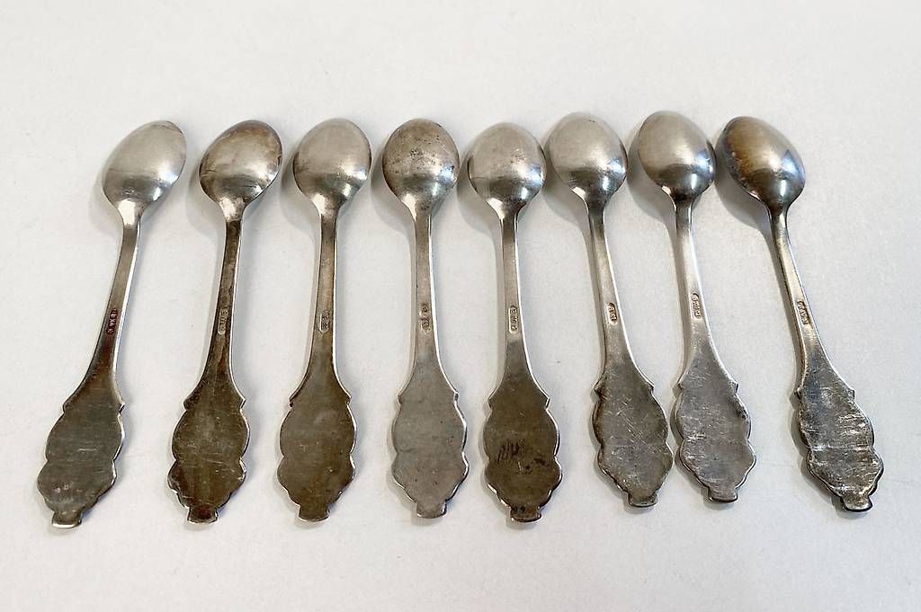 Löffel: 8 alte Bucherer ROLEX Andenkenlöffel Lucerne – Gebraucht aus Ballwil von ClassicGallery 2