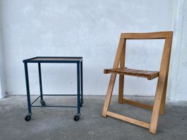Mid Century 60er Jahre Beistelltisch Industrial Stil Wägeli