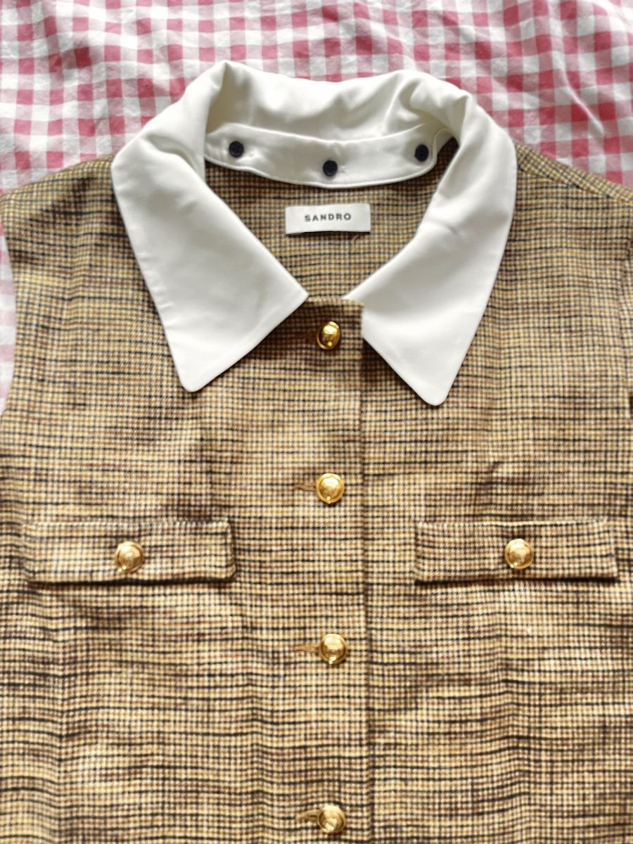 Sandro Vestiti: Sandro Houndstooth Dress Size 40 – Usato da Zürich venduto da amtoni7 4