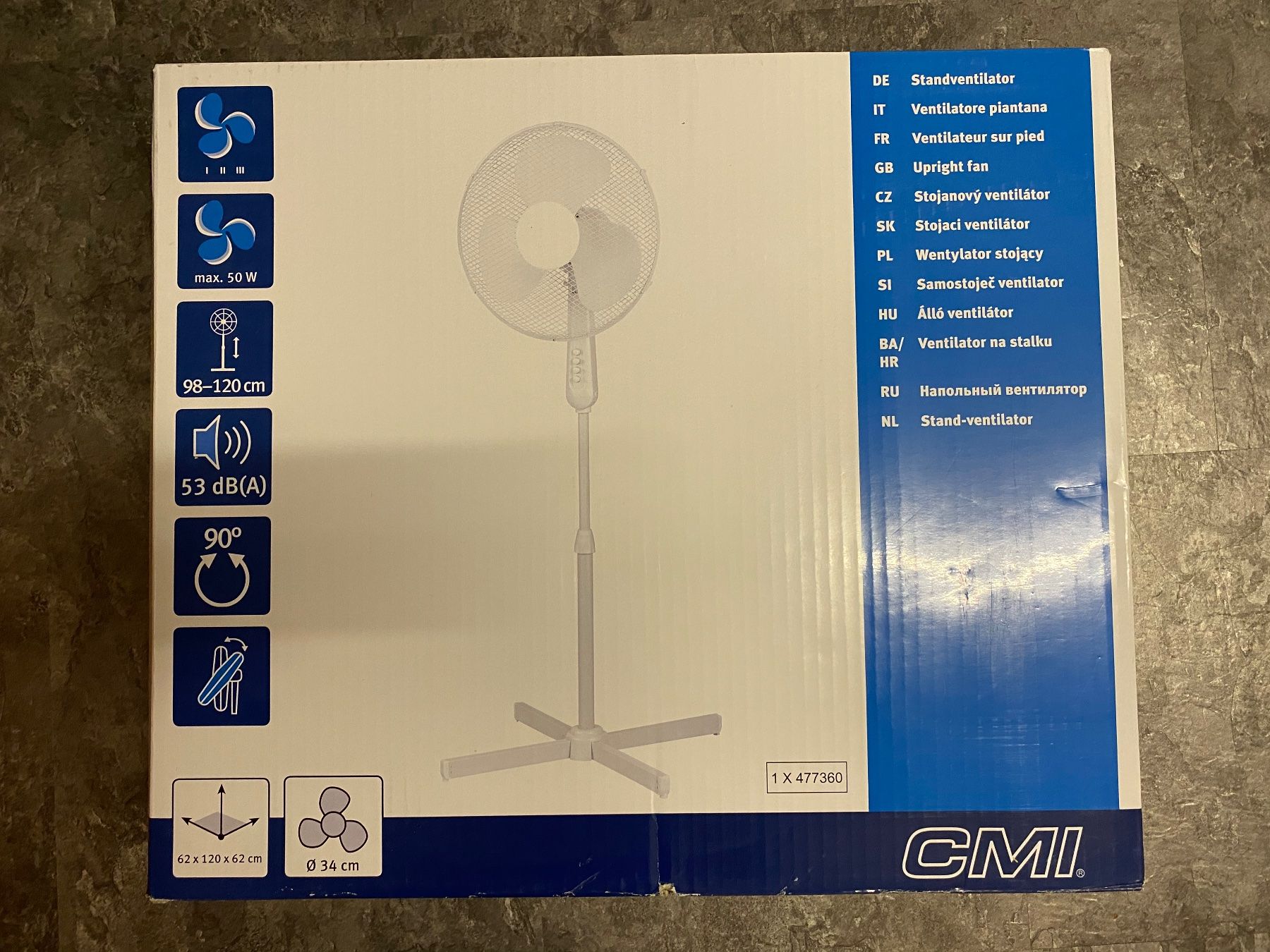 Ventilatori: Standventilator NEU und OVP – Nuovo e nell'imballaggio originale da Widnau venduto da Loretman 1