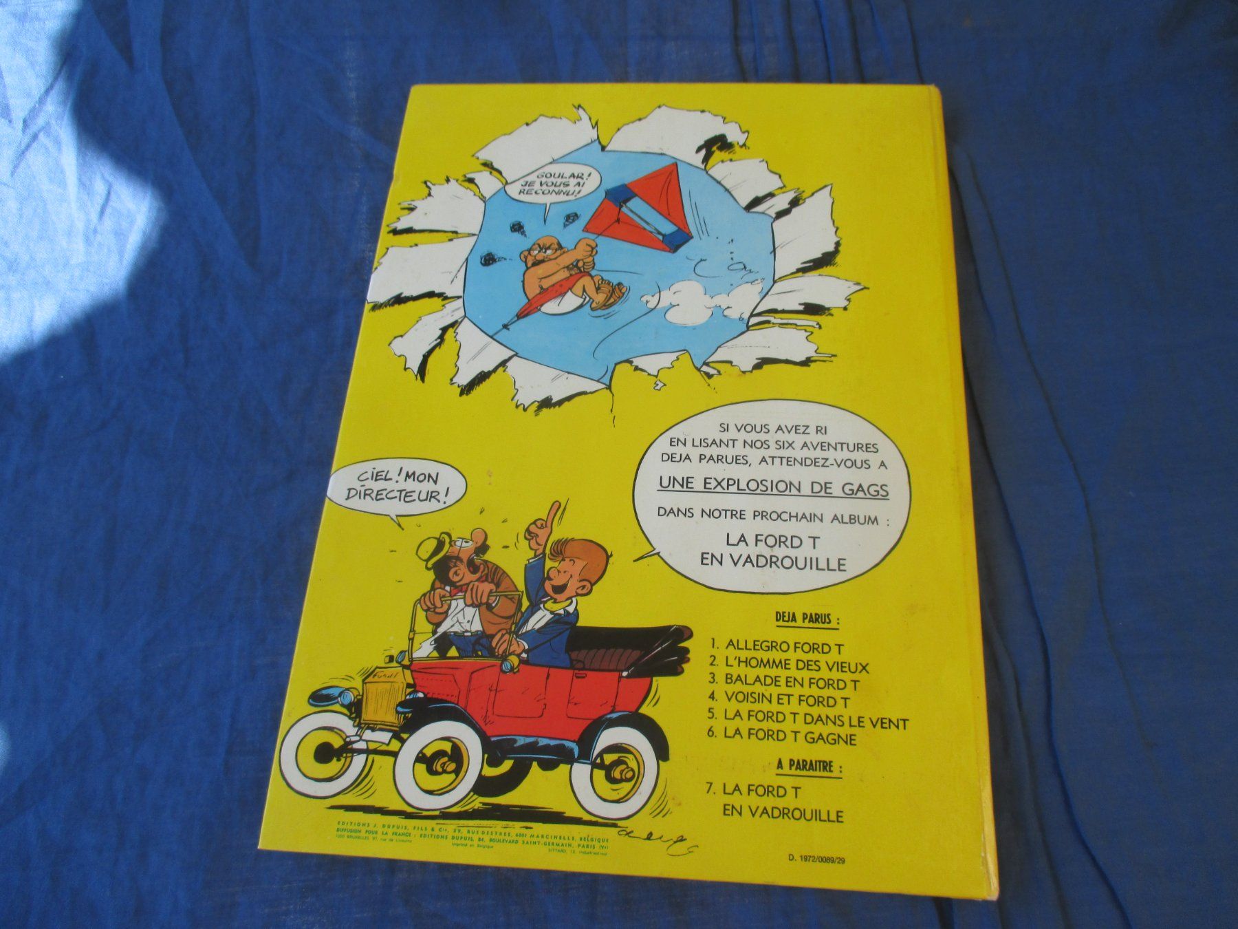 Fumetti: Marc Lebut 6 La Ford T gagne, e.o. – Usato da Colombier NE venduto da Nevenma 1