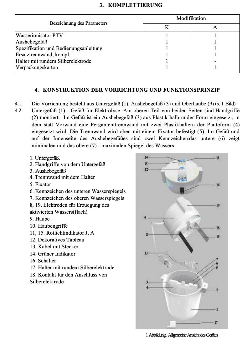 Attrezzature mediche: Wasserionisierer Aquaphaser Classic mit Silberelektrode – Usato da Reichenbach i. K. venduto da Yadu 3
