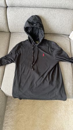 Schwarzer Polo Ralph Lauren Hoodie in Grösse M