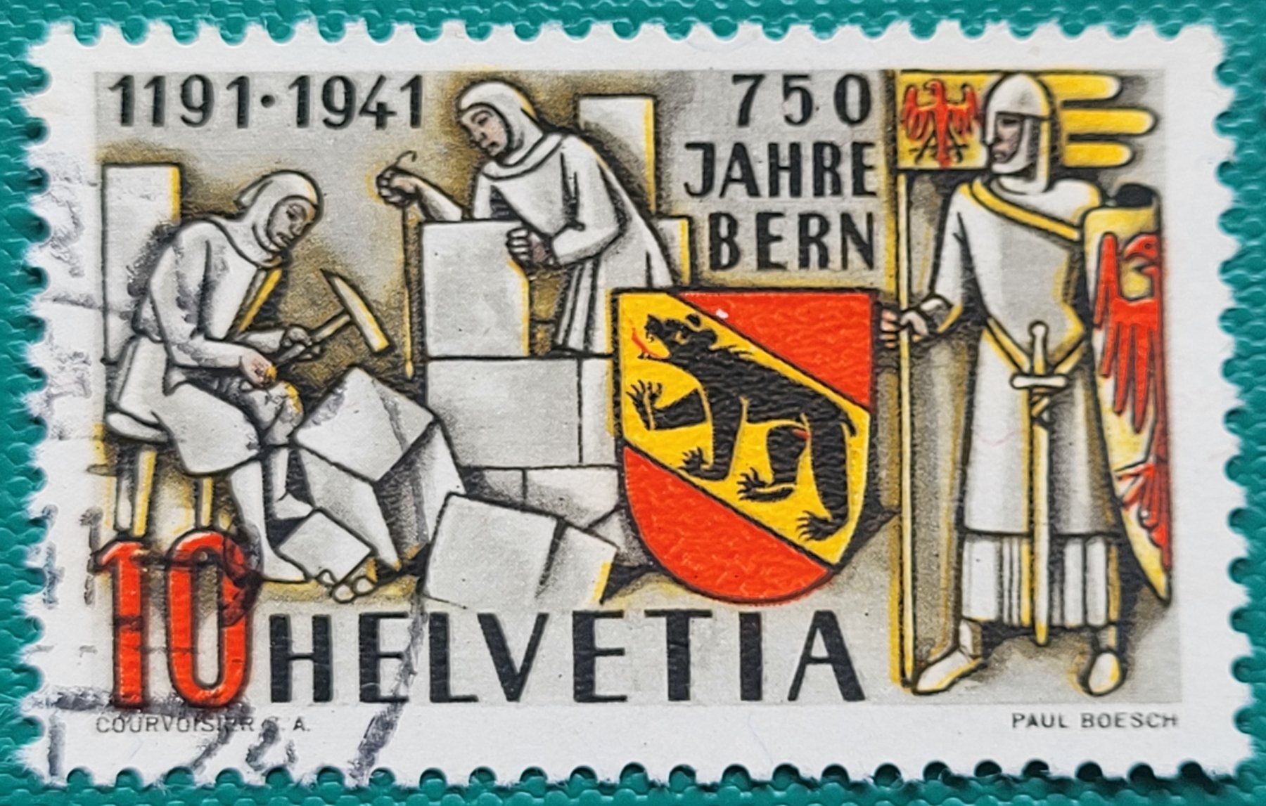 Alle Briefmarken: 253c obl. signé SBK 450,- – Gebraucht aus Colombier NE von Colombier 1