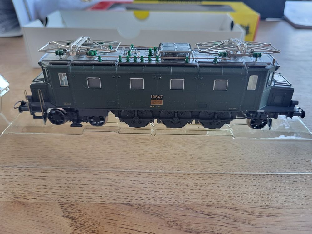 Locomotive électrique Fleischmann HO 4345 – Ae 3/6 10647 Modifiée, Système 3 Voies, Occasion