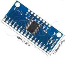 CD74HC4067 16-Kanal Multiplexer Breakout Board Modul NEU