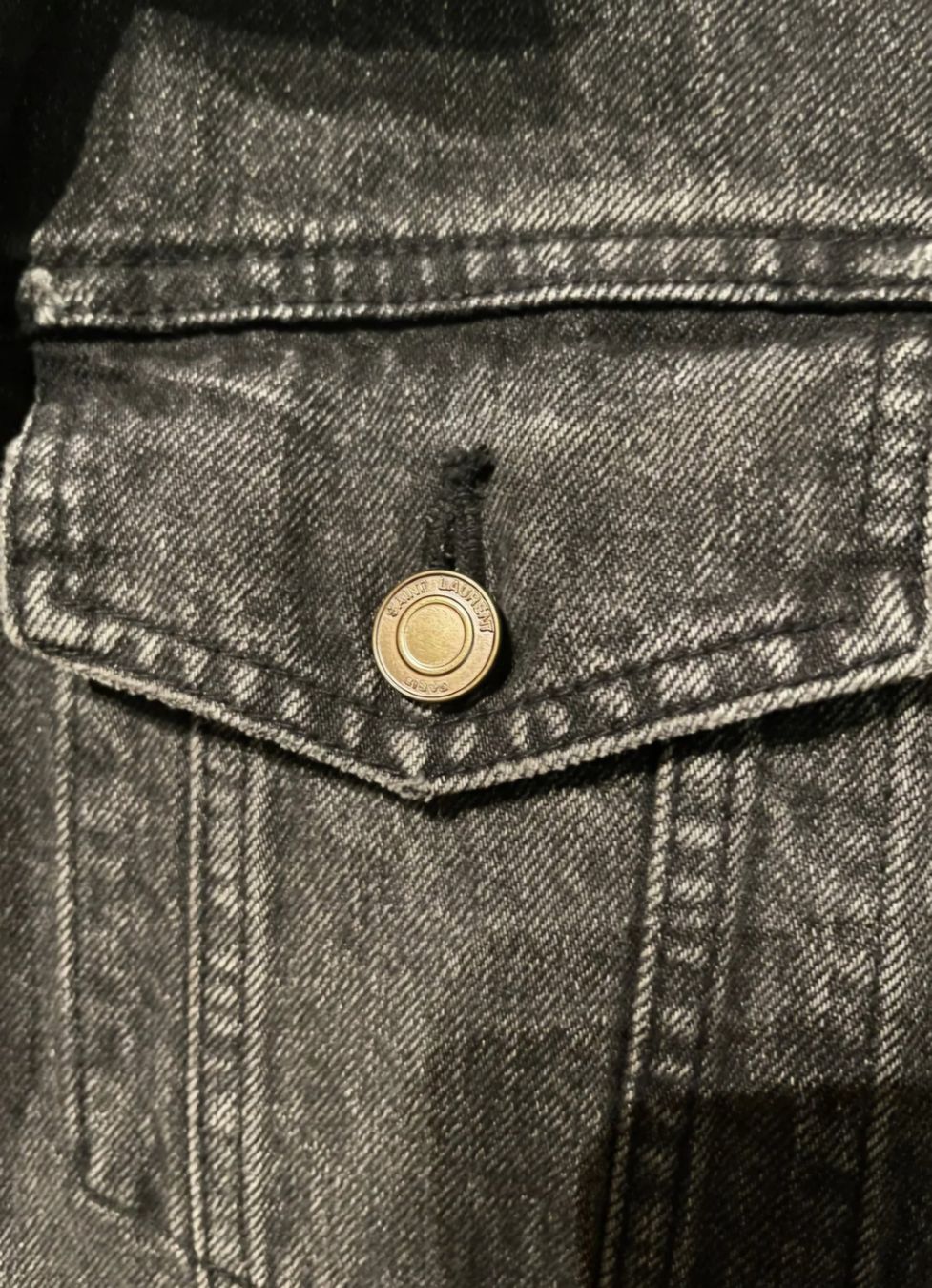 Saint Laurent Giacche: Saint Laurent Heart Patch Jeans Jacket, 2017 Collection – Usato da Basel venduto da noah27 4