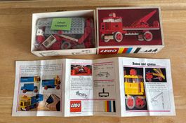 Lego 400 3 Kranwagen mit Anleitung und Karton
