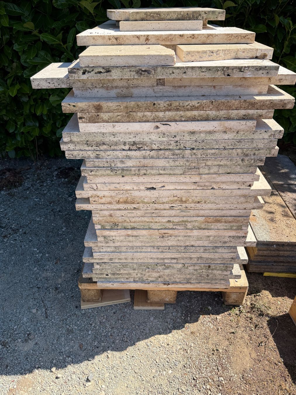 Bodenbeläge: Travertin Fliessen Outdoor – Gebraucht aus Frick von PCHB-12 1