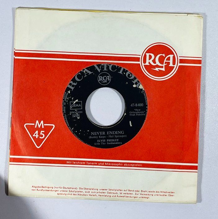 Schallplatten: 5 Singles ELVIS PRESLEY – Gebraucht aus Frenkendorf von Yard-Sale-2000 3