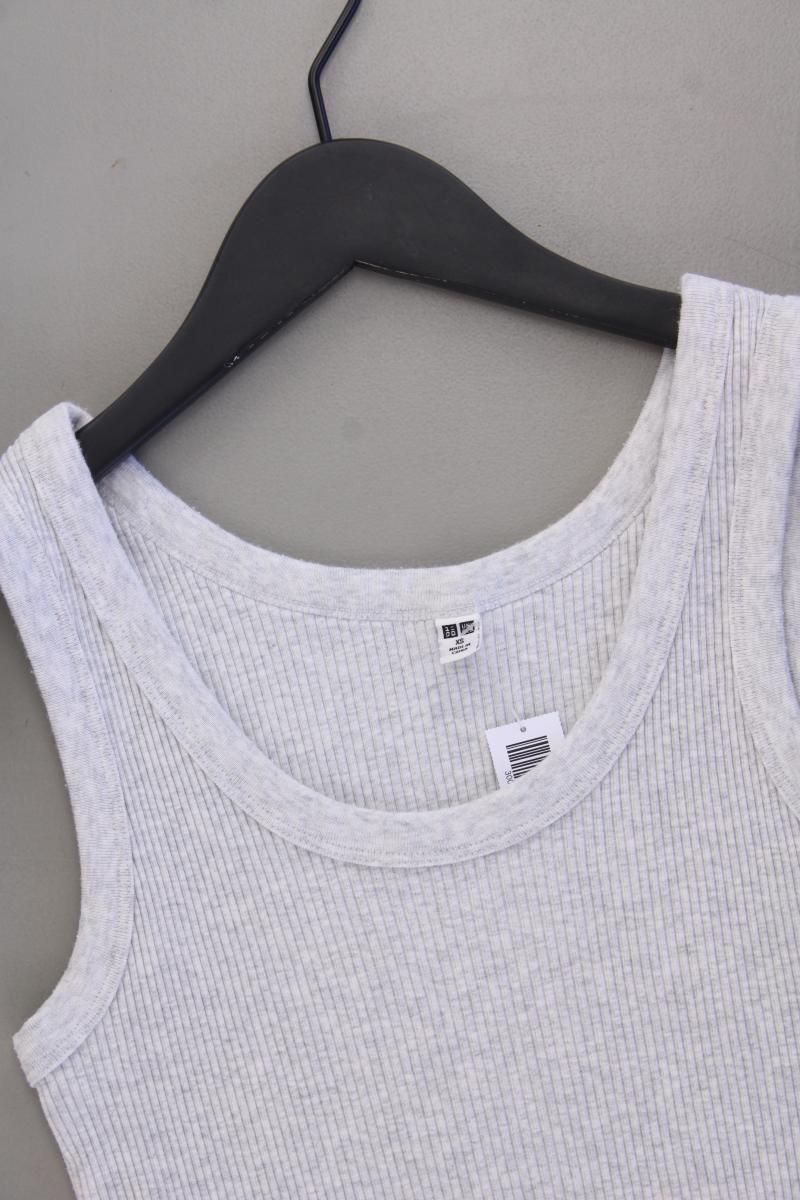 Top: Uniqlo Trägertop Gr. XS grau – Usato da Neustadt an der Waldnaab venduto da SecondLifeFashion 1