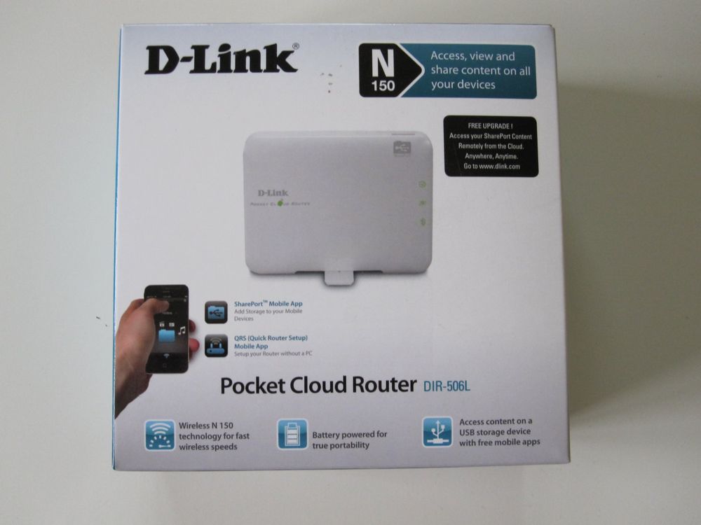Pocket Cloud Router D-Link DIR-506L | Kaufen auf Ricardo