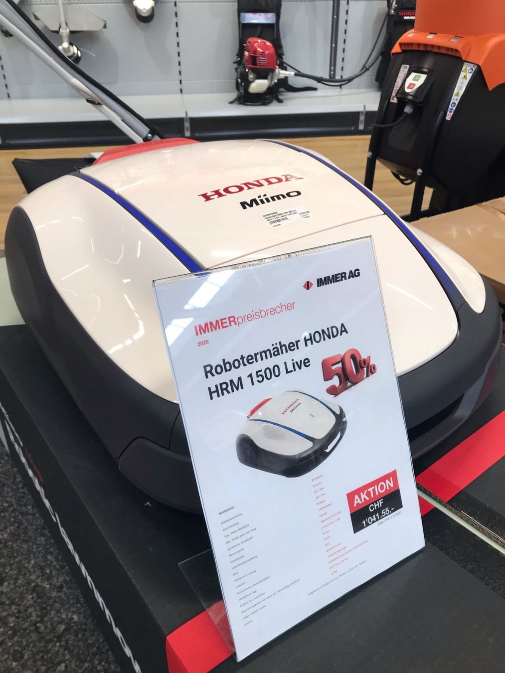 Honda Tagliaerba: Honda Miimo HRM1500 LIVE – Nuovo e nell'imballaggio originale da Uetendorf venduto da IMMER_AG
