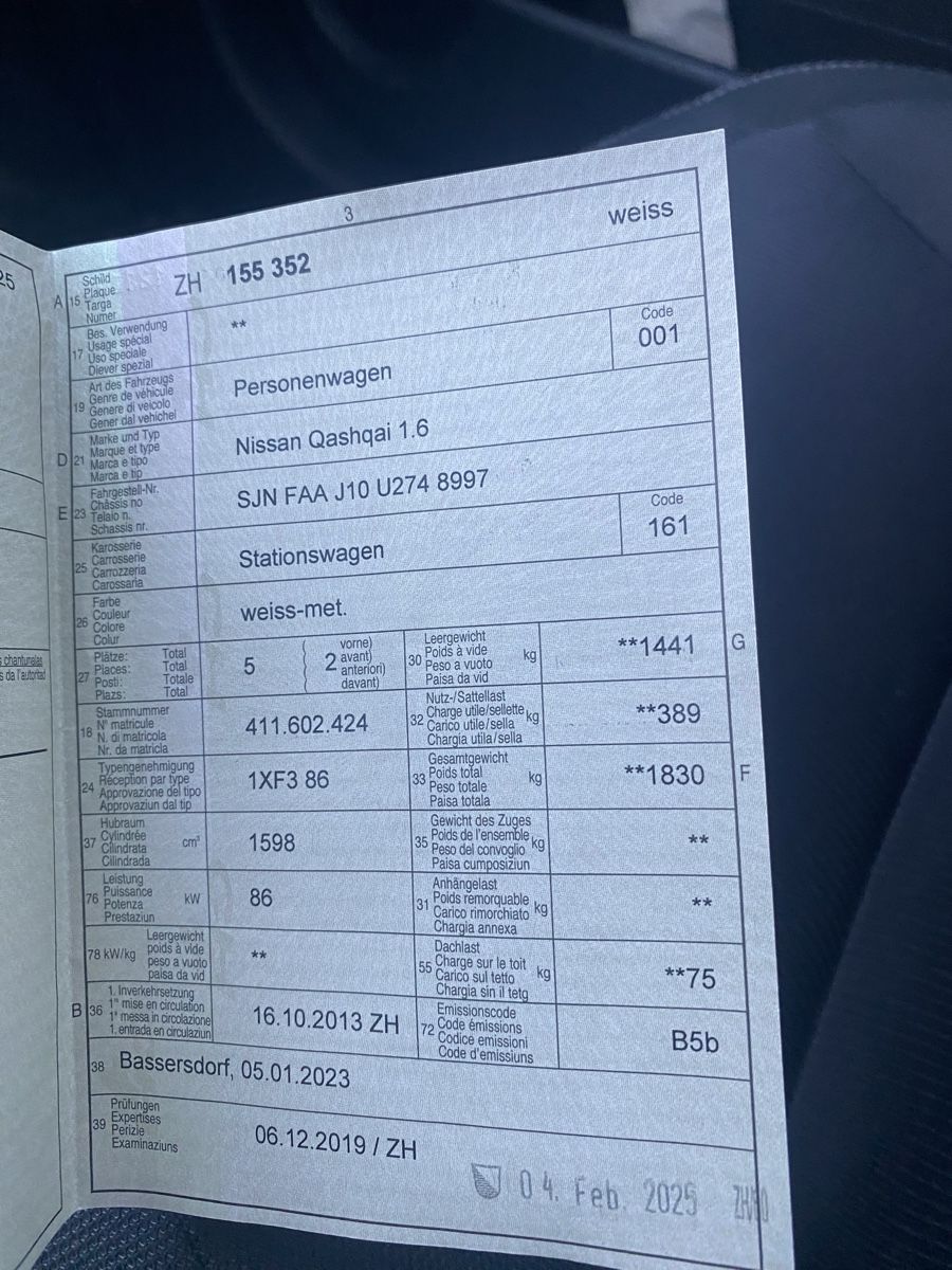 Nissan Autos: Nissan Qashqai – Gebraucht aus Schinznach Dorf von saranada 5