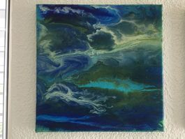 Acrylbild auf Leinwand ohne Rahmen