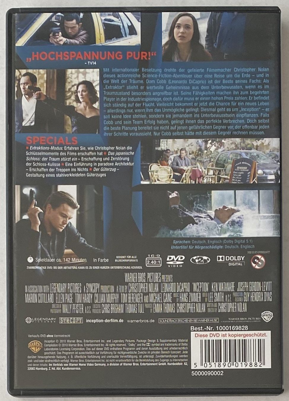 Alle DVDs: Inception – Gebraucht aus Flums von Asquillo 1