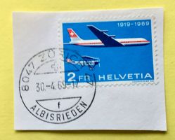 CH Briefmarken VOLLGESTEMPELT Zürich