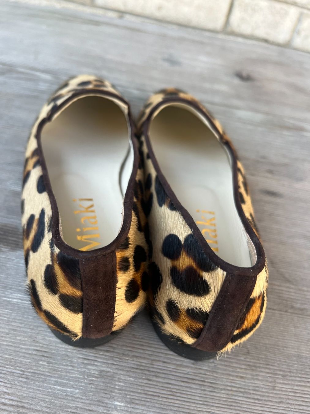 Damenschuhe: Miaki Leopard Slipper, Grösse 38 – Gebraucht aus Stäfa von Castagno1 2