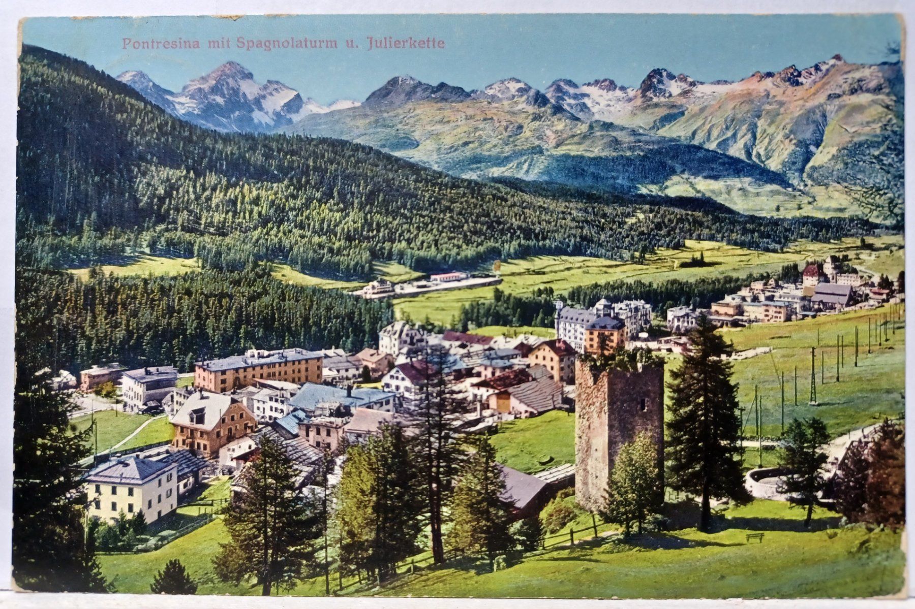 Ansichtskarten: No.31, Pontresina, Feldpost, Bataillon 84 – Gebraucht aus Aarau Rohr von mgvw