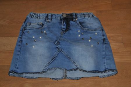 Tom Tailer Jeans Jupe mit Perlen Gr. 140