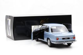 BMW 2002 1.Serie 1971 hellblau-metallic 1/12 KK-Scale NEU