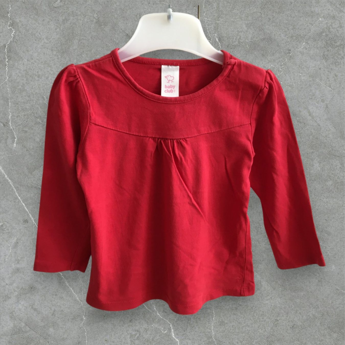 Maglioni & Felpe: Rotes Langarmshirt, Gr. 74 – Usato da Basel venduto da Nofretete39
