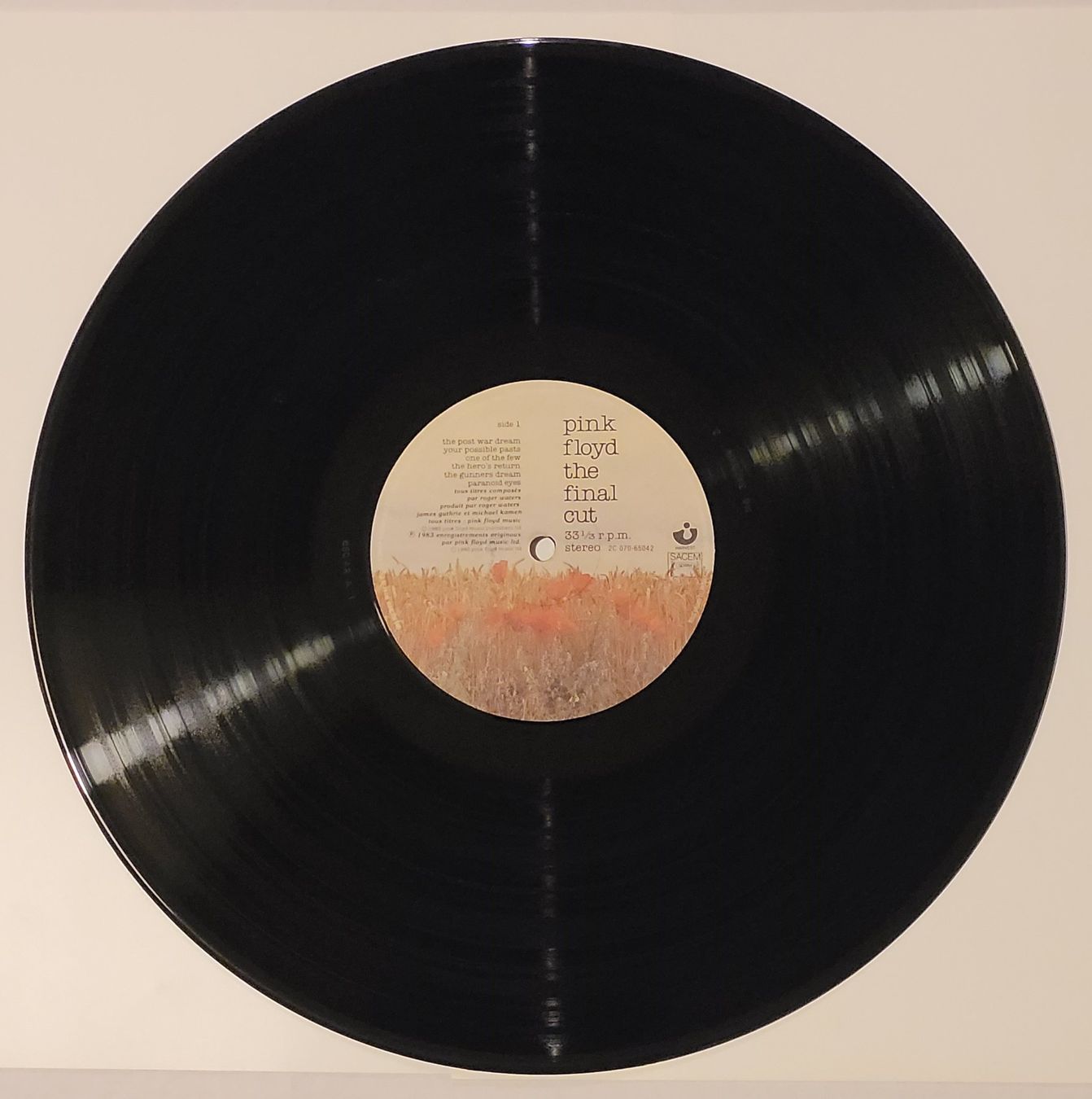 Dischi in vinile: Pink Floyd – The Final Cut – Usato da Zürich venduto da Avd 7