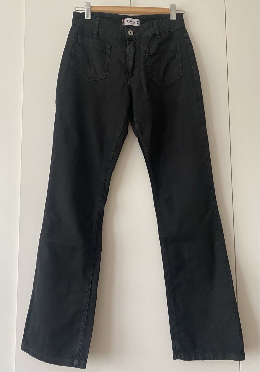 Please Jeans Jeans: schwarze dünne Jeans Please – D'occasion à Zizers par comia