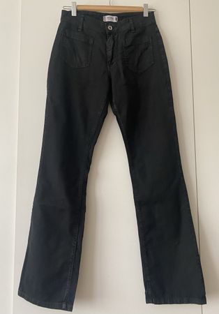 schwarze dünne Jeans Please