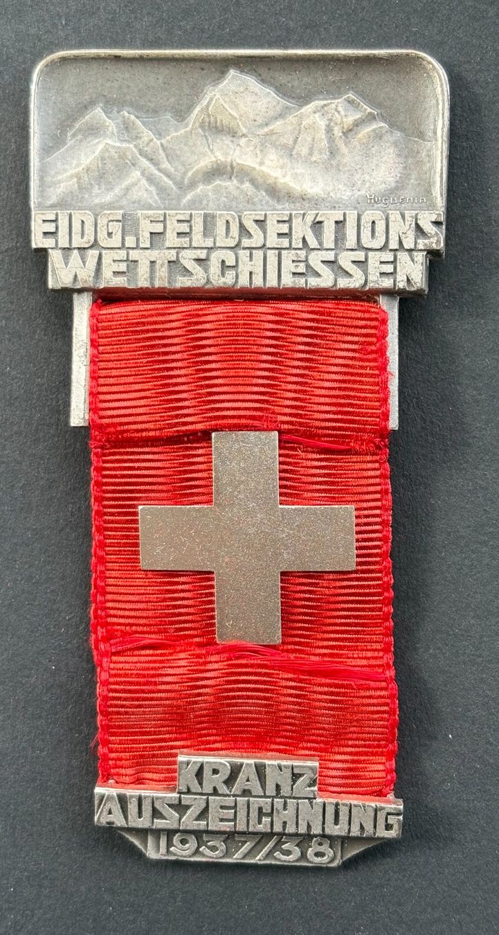 Medaillen: EID.FELDSEKTIONS WETTSCHIESSEN 1937/38 – Gebraucht aus Ostermundigen von Wyatt-Earp