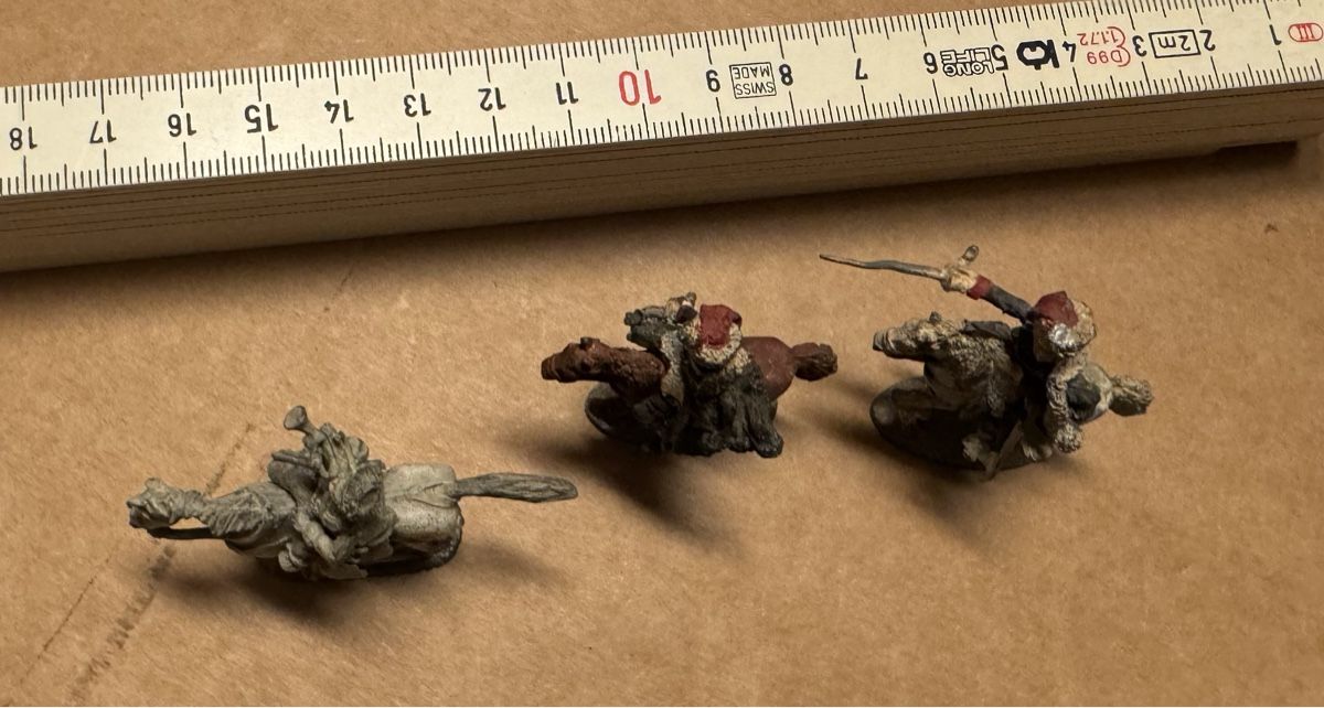 Figuren: 3 Zinnsoldaten - Napoleon – Gebraucht aus Wettswil von osoma99 2