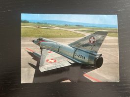 Carte postale avion Mirage J-2314 armee suisse Perrochet