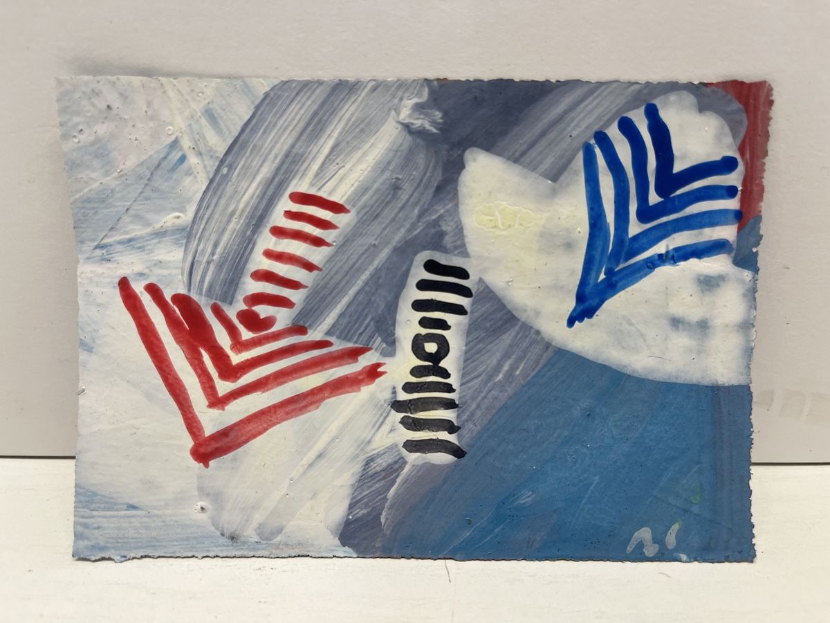 Dipinti: Original Gouache von Roman Candio – Usato da Gelterfingen venduto da liq-nator 1