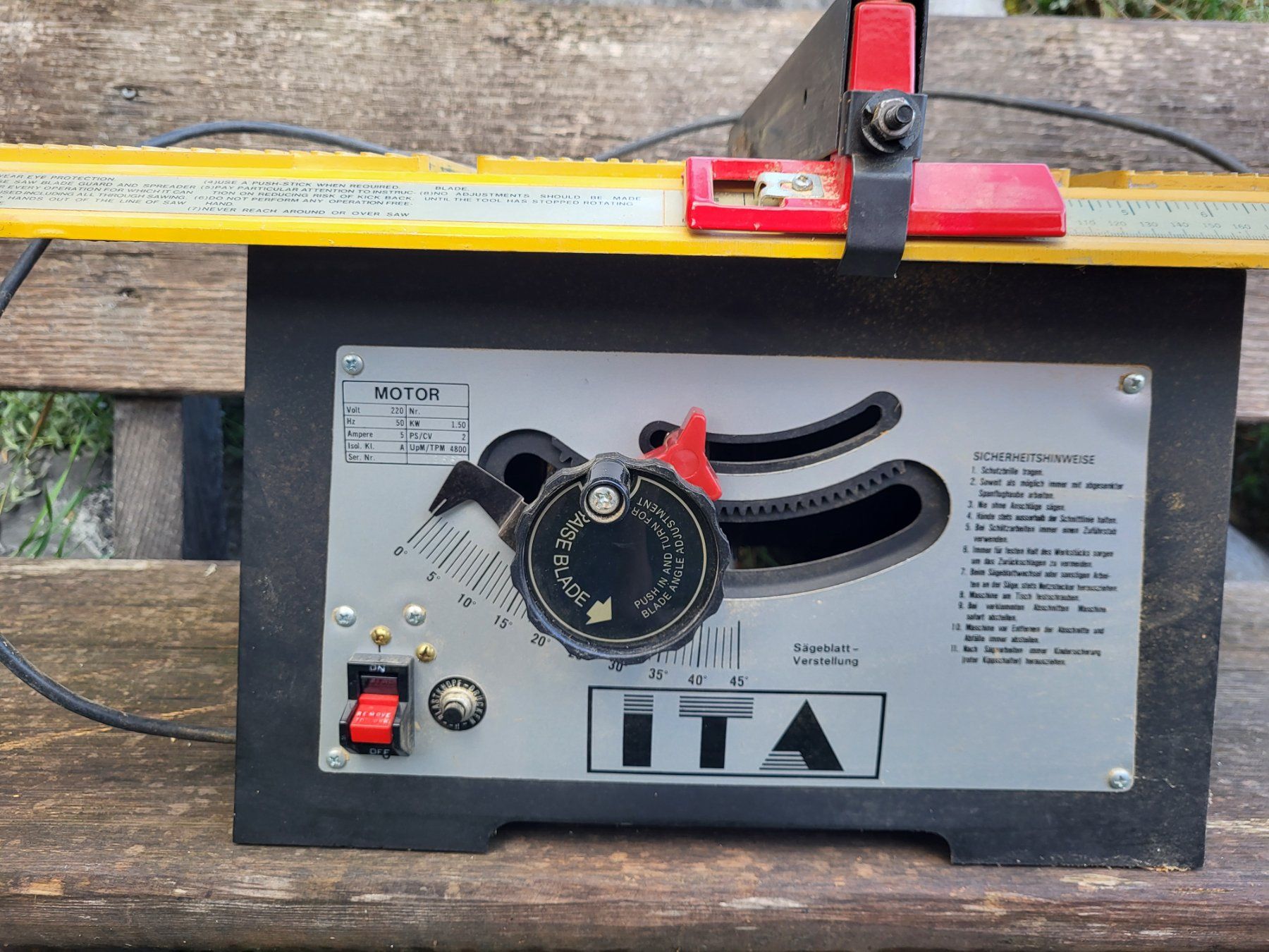 Toutes les machines: Tischkreissäge – D'occasion à Weissbad par Milan041 1