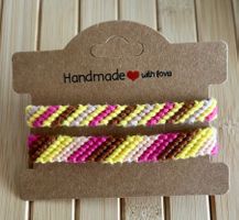 2x Armband / Freundschaftsband, Neu & Handgemacht