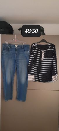 Jean et pulle léger femme C&A taille 48/50