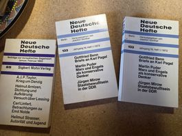 Konvolut Neue Deutsche Hefte - 34 Stück  1962 1972 Literatur