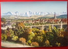 Bern - Vogelschau (sehr alt/ ca 40er-Jahre)