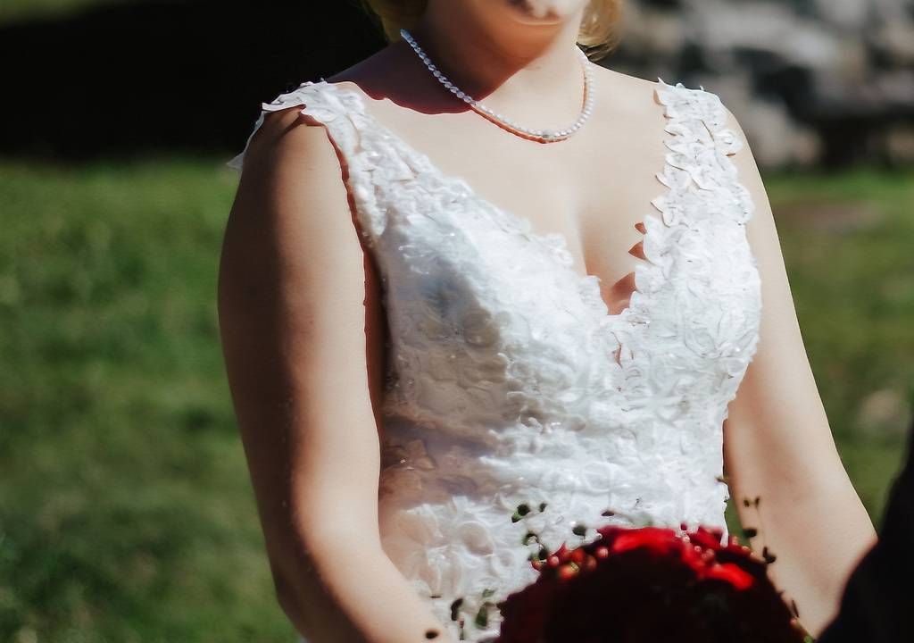 Vestiti: Hochzeitskleid Gr. 38 – Usato da Triesenberg venduto da car_z529 2