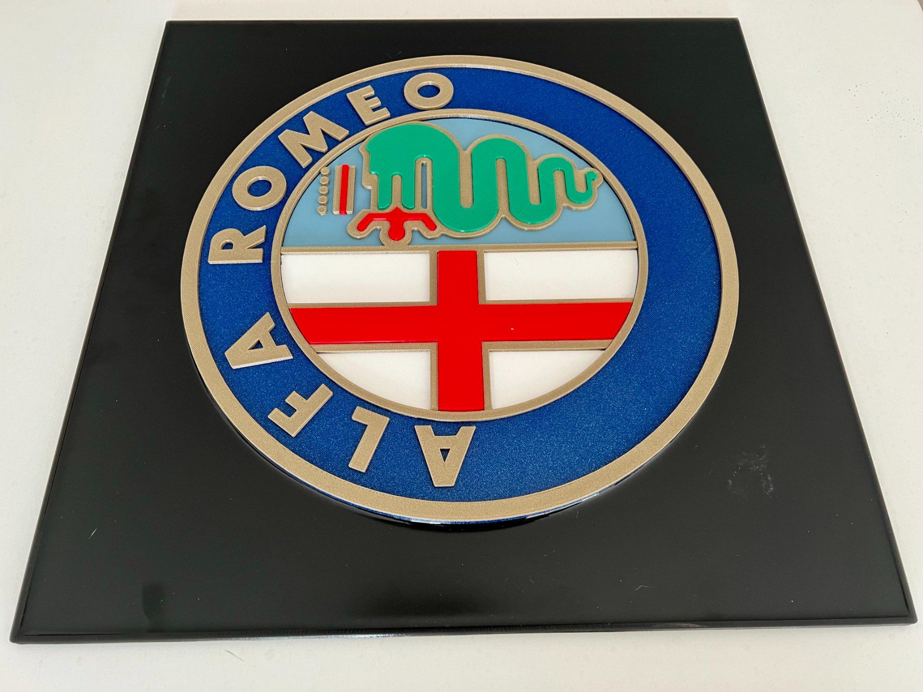 Dipinti: ALFA ROMEO 3D print exclusive artwork - with Certificate – Nuovo e nell'imballaggio originale da Le Mont-sur-Lausanne venduto da luxurylover 3