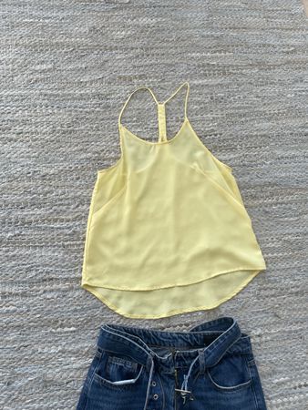 Luftiges Sommer Top, Gelb, Grösse S - Top Zustand!