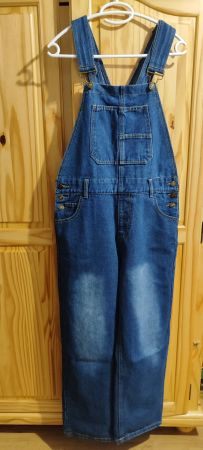 Latzhose aus Jeansstoff blau Unisex S