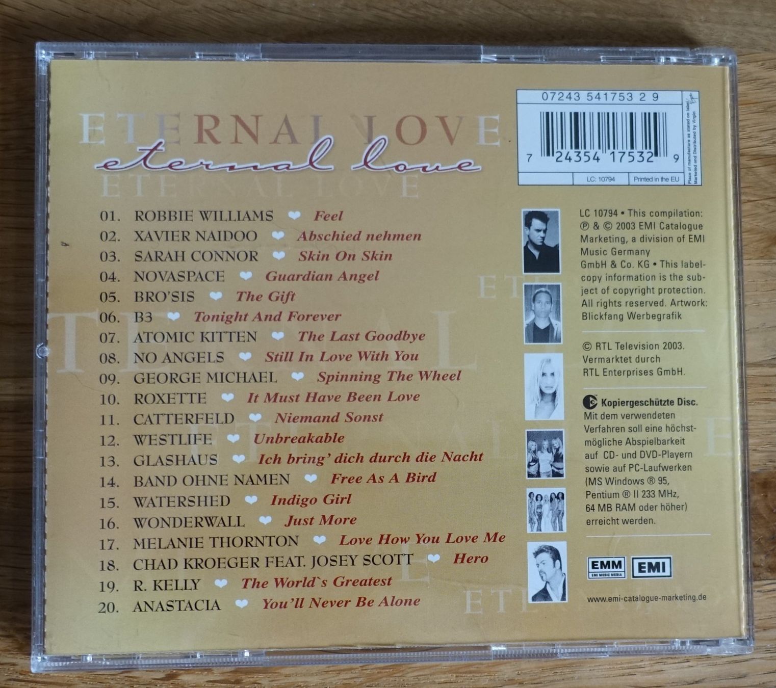 CD: Eternal Love Vol.3 - F8 – Usato da Sessa venduto da fraenklishop 1