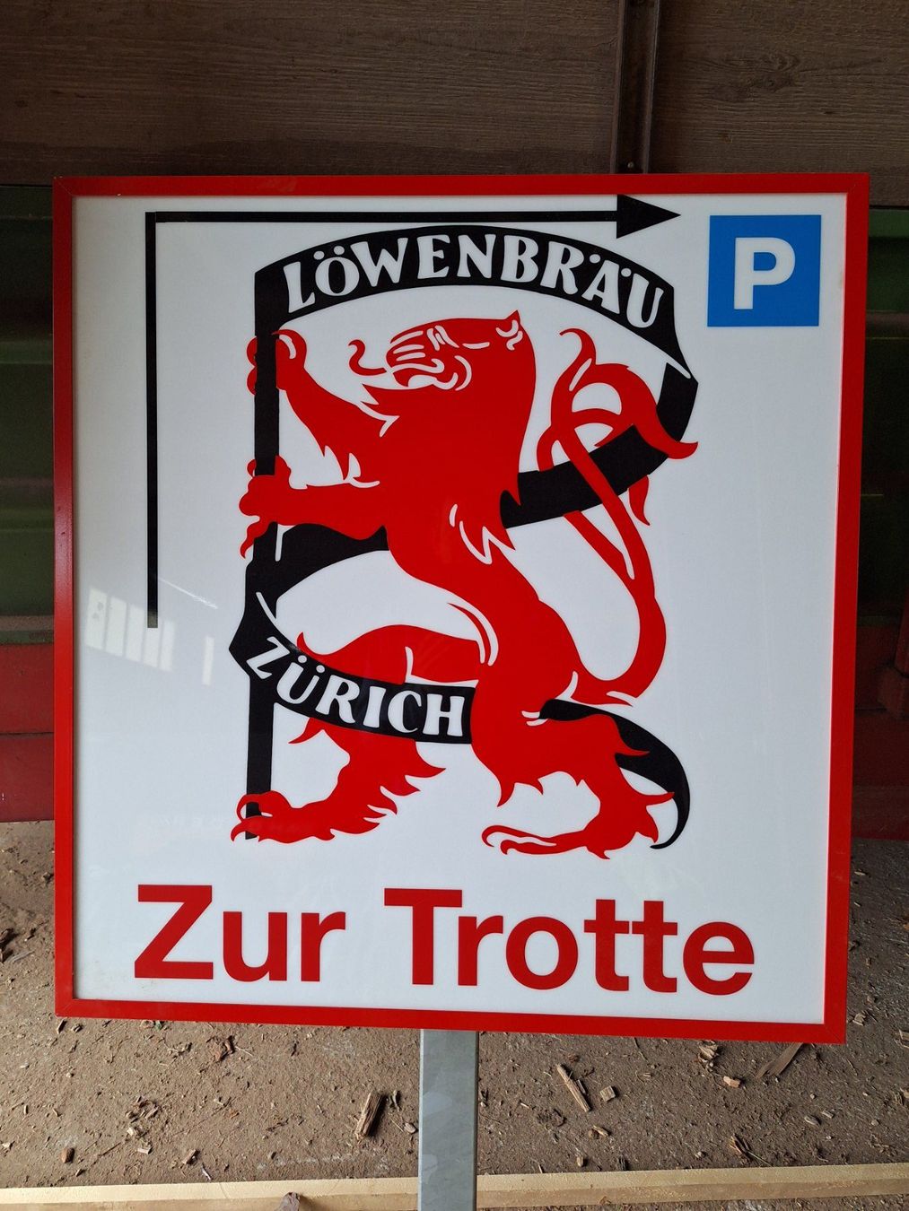 Löwenbräu Insegne: Werbetafel Löwenbräu – Nuovo e nell'imballaggio originale da Oetwil am See venduto da Gutazen 1