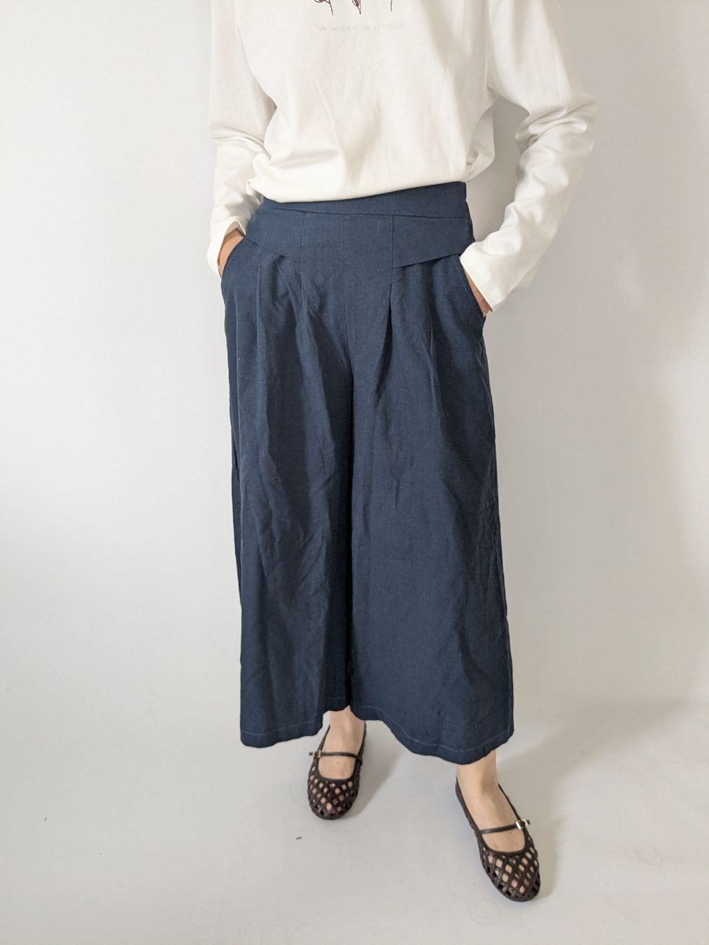 Hosen: Damen Culottes dunkelblau Grösse M  – Gebraucht aus Rorschach von olg_5qq2